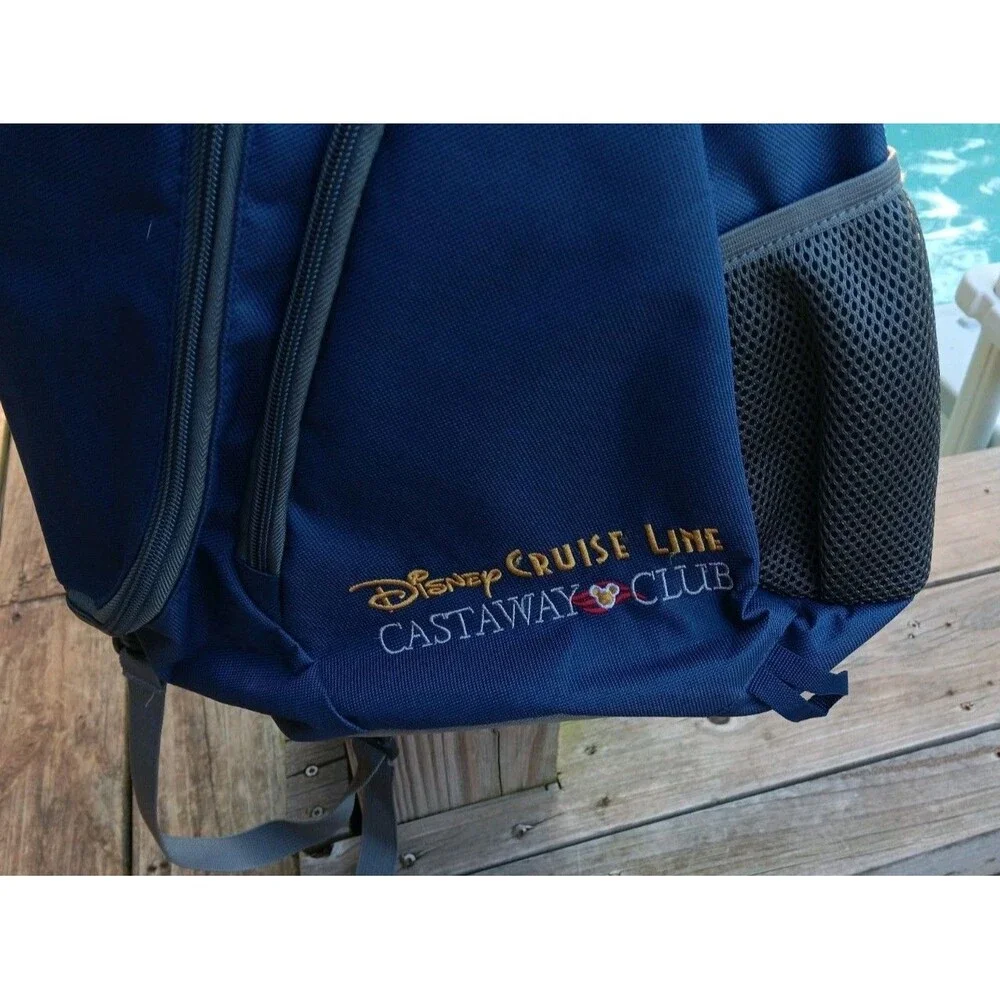 Disney Cruise Line Castaway Club Bag Over The Shoulder Backpack Style Embroidery